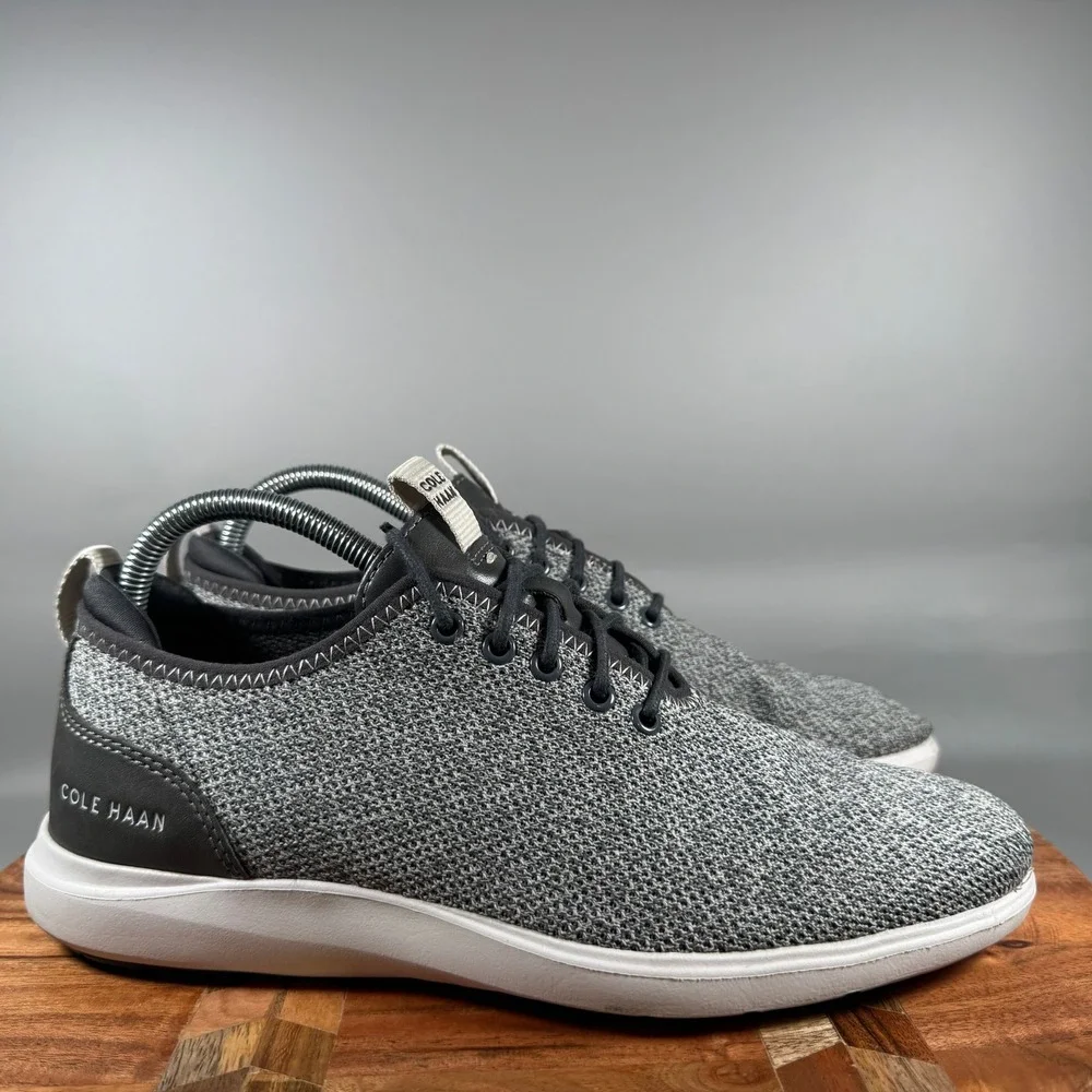 Cole Haan Grand Crosscourt II Mens Grey Knit Sneakers C30697 Size 9M
